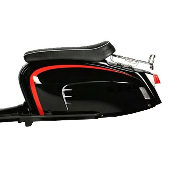 Royal Alloy Left Side Cover - Gloss Black (Onyx Black)